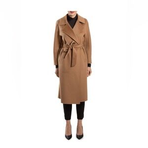Belle Fare - Amboise - Cashmere Belted Long Coat XS NWT